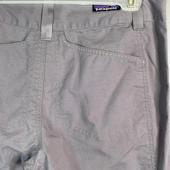 PATAGONIA Venga Worn Wear Rock Pants Smokey Violet Mid-Rise Side Pocket Size 8 - Picture 6 of 12